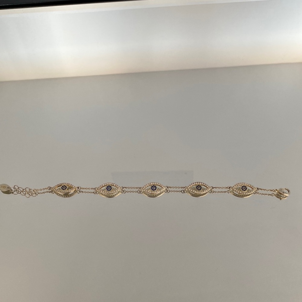 Ross Simons evil eye silver bracelet